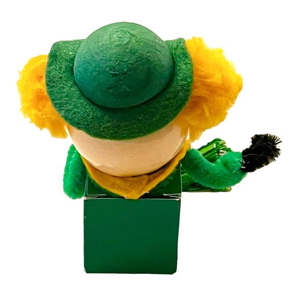 Dom Cafe Mainz Germany DECOUPAGE CLOWN BOX Irish Green Umbrella 1792 Cake Shop - Picture 3 of 4